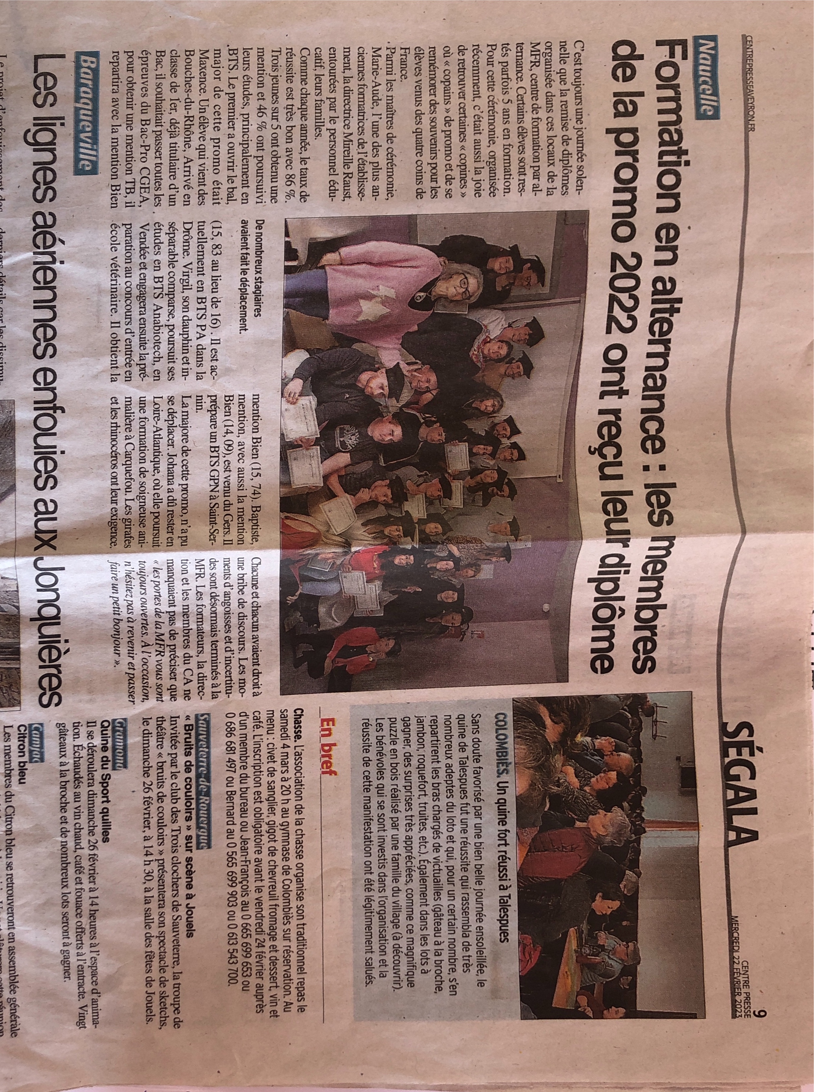 Remise diplome